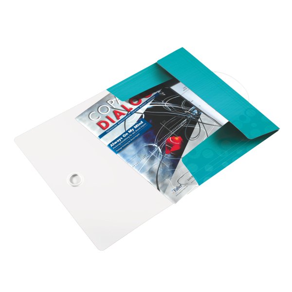 Leitz Eckspanner Wow Din A4 Eisblau