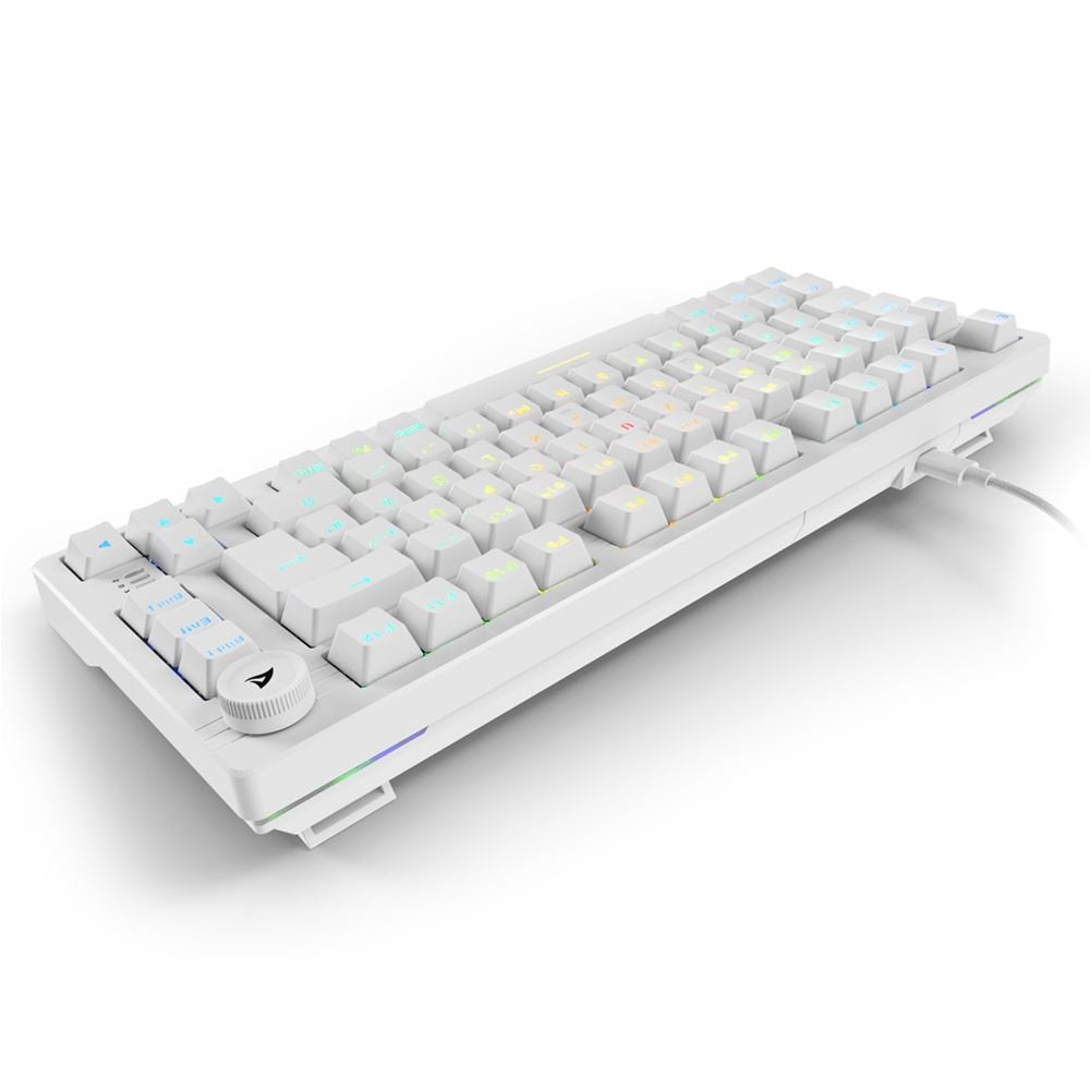 Sharkoon Skiller Sgk25, Teclado De Juegos White, De-Layout, Huano Red 4044951041817
