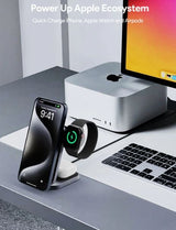 Lc-Mc312 Slim 3w1 Qi2 15w Ladowarka Bezprzewodowa Magsafe + Ladowarka Pd 30w + Etui