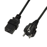 Logilink Power Cable, Cee 7 7 To Iec C19, Negro, 3 M
