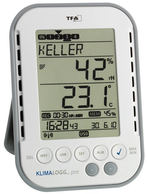EAN 4009816020147 - TFA-Dostmann 30.3039.IT estación meteorológica digital Gris, Blanco imagen 1