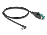 Delock 80011 Cable Poweredusb Macho 12 V A Dc 5,5 X 2,1 Mm Macho Sesgado 1 M