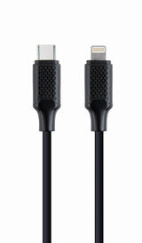 EAN 8716309121569 - Gembird CC-USB2-CM8PM-1.5M cable de conector Lightning 1,5 m Negro imagen 1