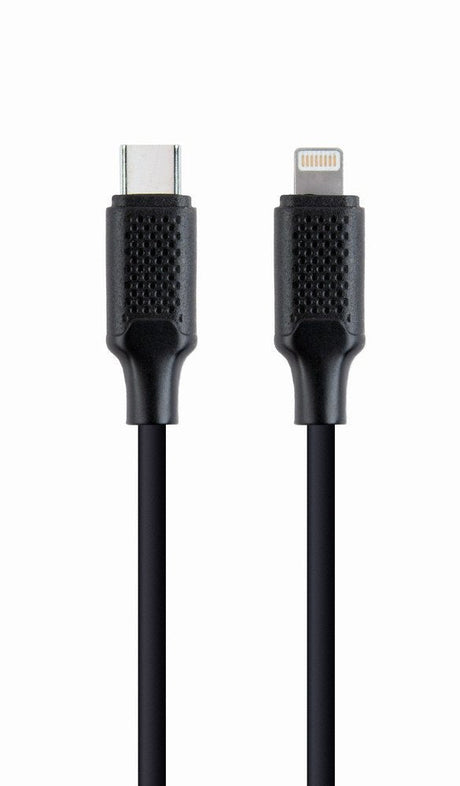 EAN 8716309121569 - Gembird CC-USB2-CM8PM-1.5M cable de conector Lightning 1,5 m Negro imagen 1