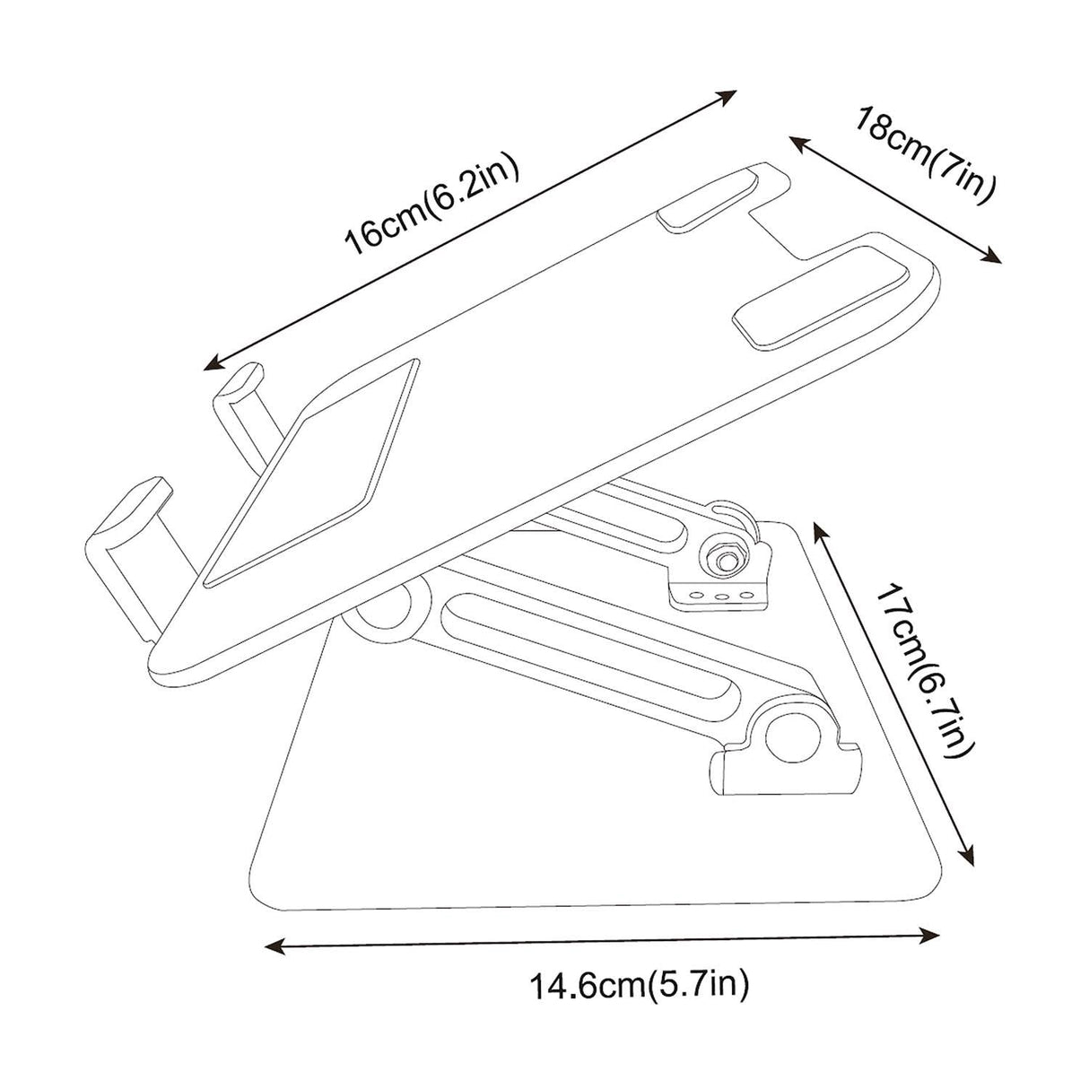 EAN 8435739902486 - AISENS LPS4L-339 soporte para ordenador portátil Soporte para ordenador portátil y tableta 33 cm (13") imagen 8