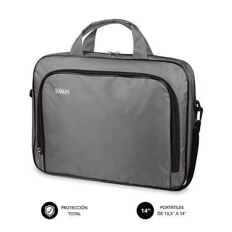 EAN 8436586741242 - SUBBLIM SUB-LB-1OLB031 maletines para portátil 35,6 cm (14") Maletín Toploader Gris imagen 1