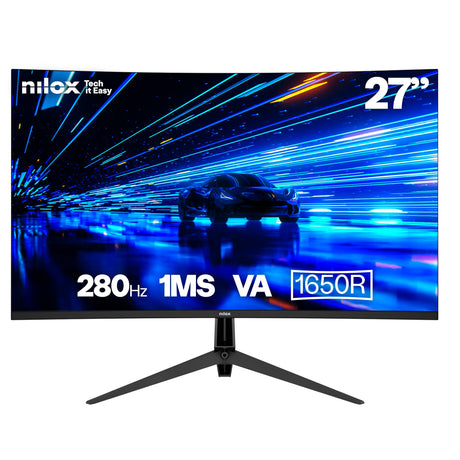 EAN 8431775036239 - Nilox NXM27CV28001 pantalla para PC 68,6 cm (27") 1920 x 1080 Pixeles Full HD LED Negro imagen 1