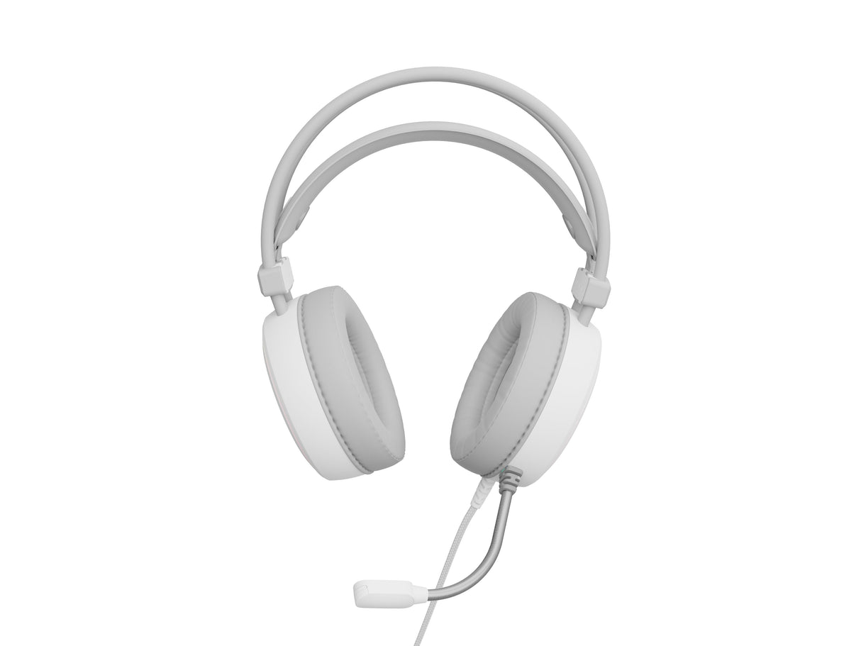 Auriculares Gaming Genesis Neon 613 2.0 Rgb Blancos