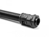 Delock Cableschutzschlauch 2 M X 10 Mm Mit 2 X Pg7 Schlauchverschraubung Set Schwarz