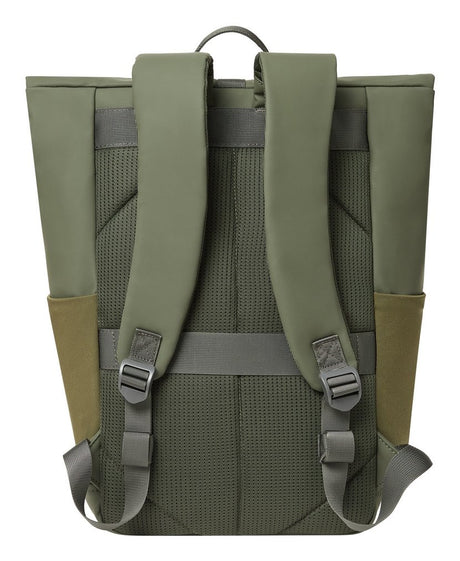 EAN 4260709015637 - Rivacase Eden mochila Mochila de viaje Oliva cuero PU, Poliéster, Tereftalato de polietileno reciclado (r imagen 6