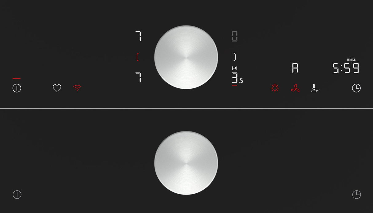 Neff T66ptx4l0 N 90, Placa Autosuficiente Negro/Acero Inoxidable, 60 Cm T66ptx4l0