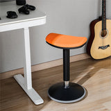 Ergonomic Height Adjustable Wobble Stool, Naranja