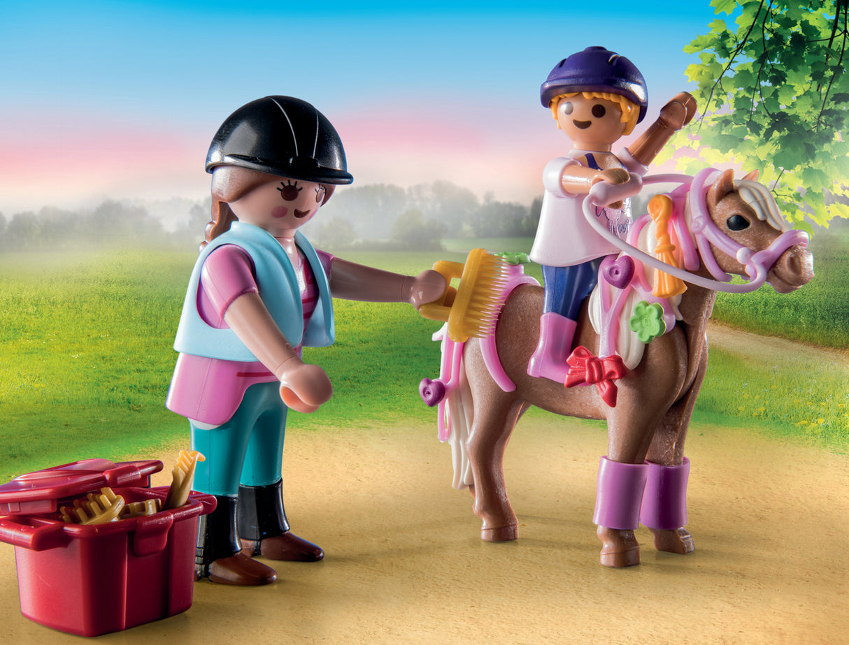Playmobil 71259 Country Starter Pack Cuidado De Caballos Con Muchos Accesorios.