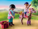 Playmobil 71259 Country Starter Pack Cuidado De Caballos Con Muchos Accesorios.