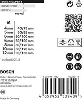 Set De 4 Brocas Expert Cyl-9 Multiconstruction: Set Robustline Medidas 4mm, 5mm, 6mm, 8mm 2608900645 Bosch