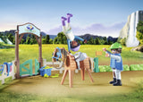 Playmobil 71637 Caballos De La Cascada Escuela De Equitación Moderna, Juguete De Construcción 71637
