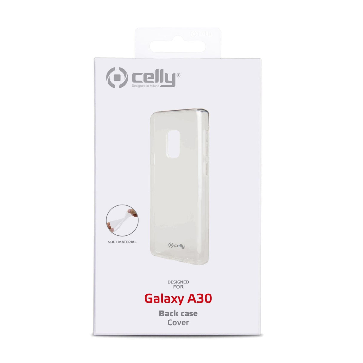 Celly Carcasa Gelskin Para Samsung Galaxy A30, Transparente
