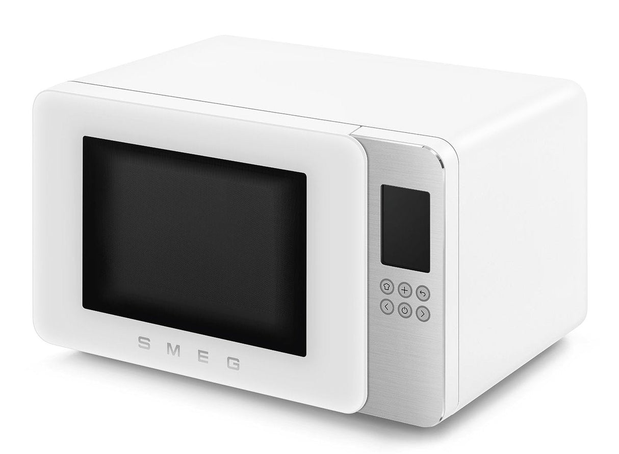 Smeg Mikrowelle M. Grill Moc01whmeu, 4 Fkt, 1900w, Mattweiss
