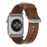 Nomad Strap Modern Lthr. Brown Connect. Silver 46/49mm