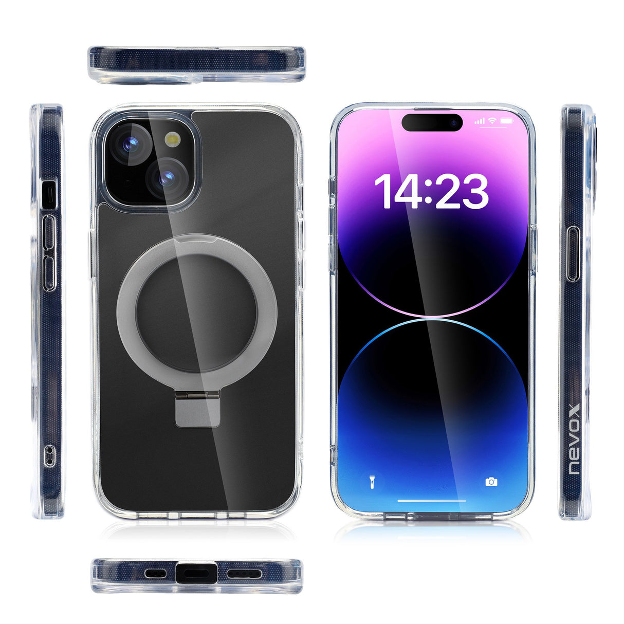 EAN 4250686414028 - nevox 2402 funda para teléfono móvil 15,5 cm (6.1") Transparente imagen 3