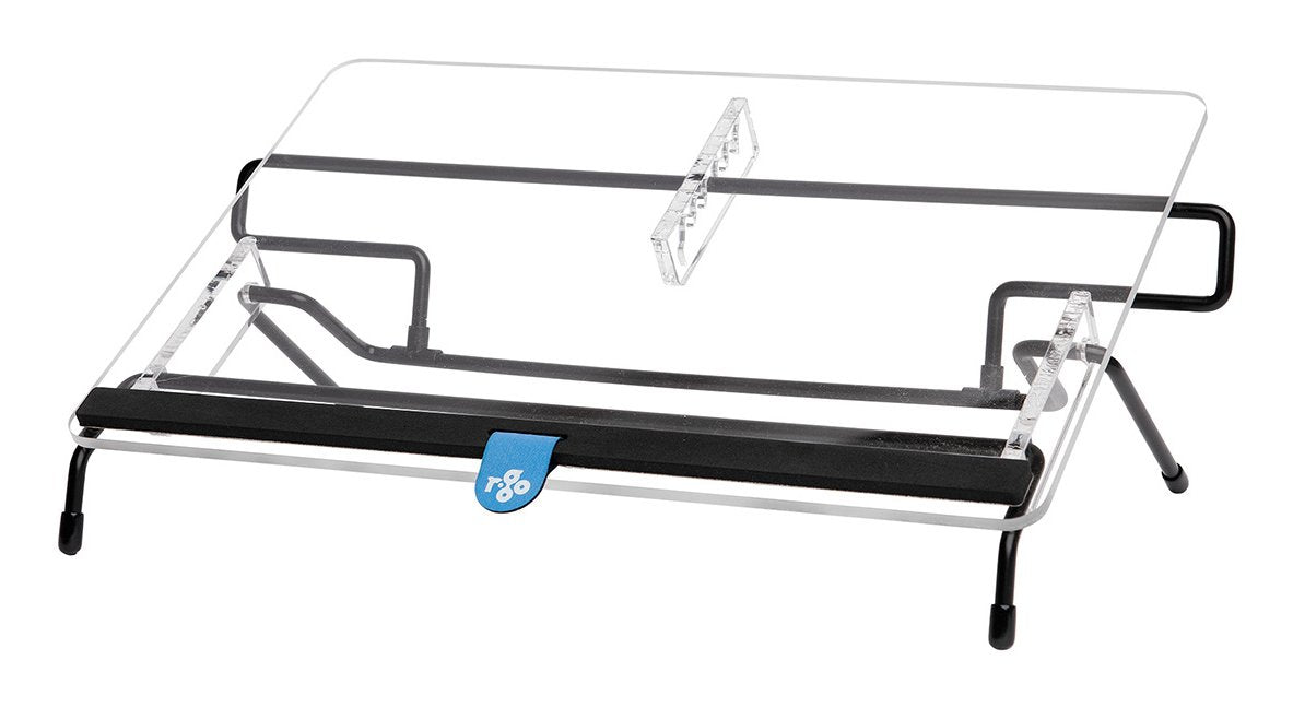 R-Go Tools Flexible Documentholder Rgodofrtr Archivador Acrílico, Acero Transparente, Negro