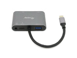 Adaptador Usb-C 5in1 Hdmi 4k  Vga  Usb 3.0 Tipo A + Usb-C Carga 100w Equip 133483