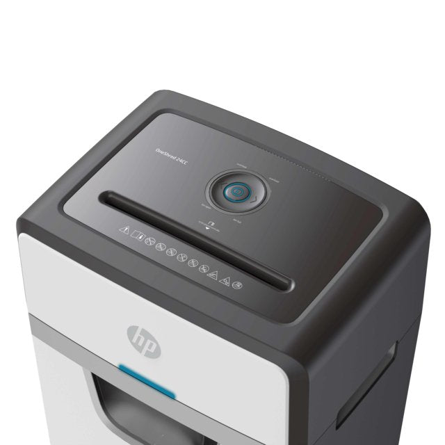 Destructora Hp Oneshred 24cc, Recortes, P-4, 24 Tarjetas, 30l, Gris Claro