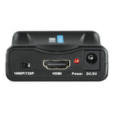 Hama Essential Conversor Analogico A Digital - Full Hd - Cable 0.74m - Euroconector - Hdmi - 8.8x2.5x5.7cm - Negro