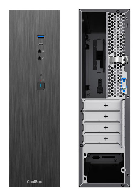 EAN 8436624420641 - CoolBox PC micro ATX T370 Slim Perfil bajo (Slimline) Negro imagen 3