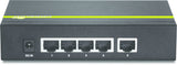 Trendnet Tpe-Tg50g Gigabit Ethernet (10/100/1000) Negro Energía Sobre Ethernet (Poe)