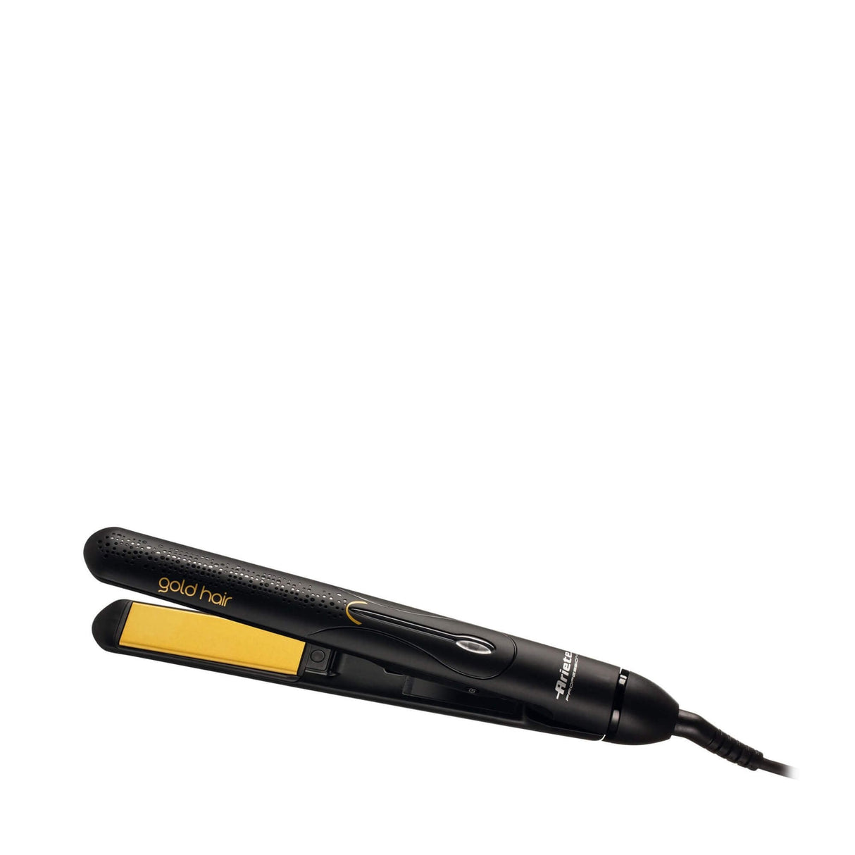 Plancha De Pelo Profesional Ariete Goldhair 8144 Para Cabello Negro