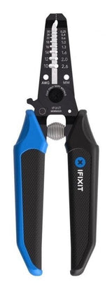 Ifixit Mandible Abisolier-Zange (Negro/Azul, Mit Öffnungsfeder) If145-547-1