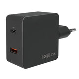 EAN 4052792057089 - LogiLink PA0220 cargador de dispositivo móvil Universal Negro Corriente alterna Carga rápida Interior imagen 1