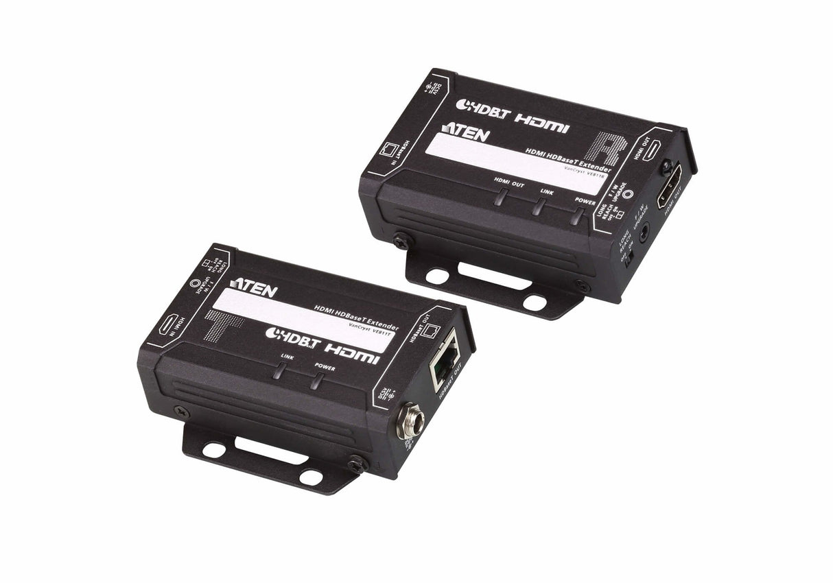 EAN 4719264645747 - ATEN VE811-AT-G extensor audio/video Transmisor y receptor de señales AV Negro imagen 1