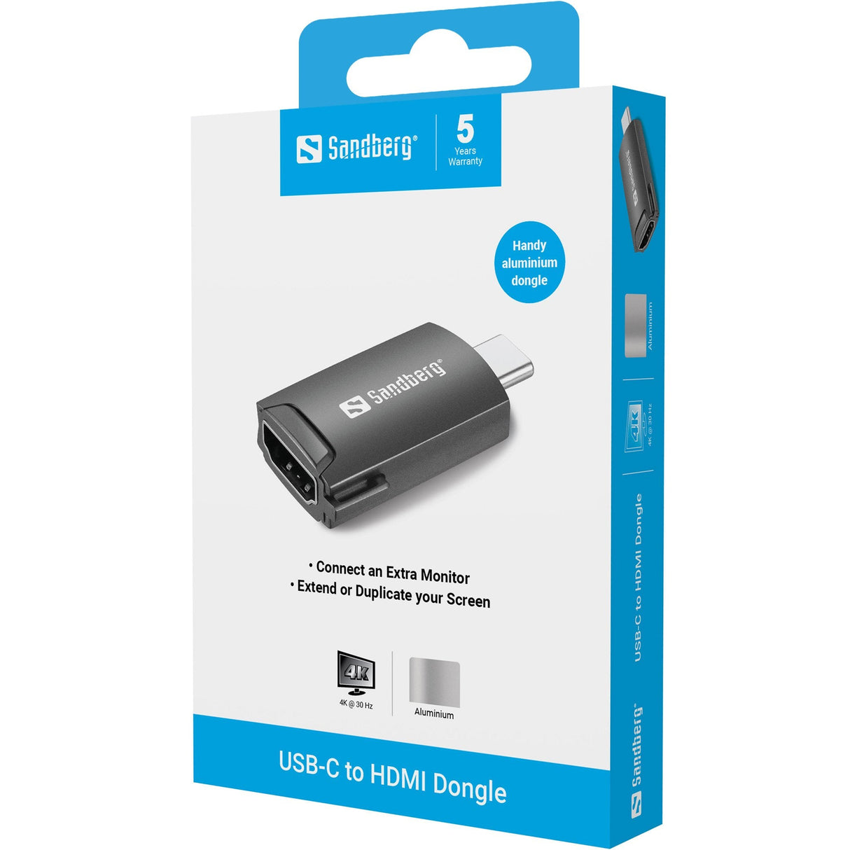 Sandberg Dongle Usb-C A Hdmi 4k60hz