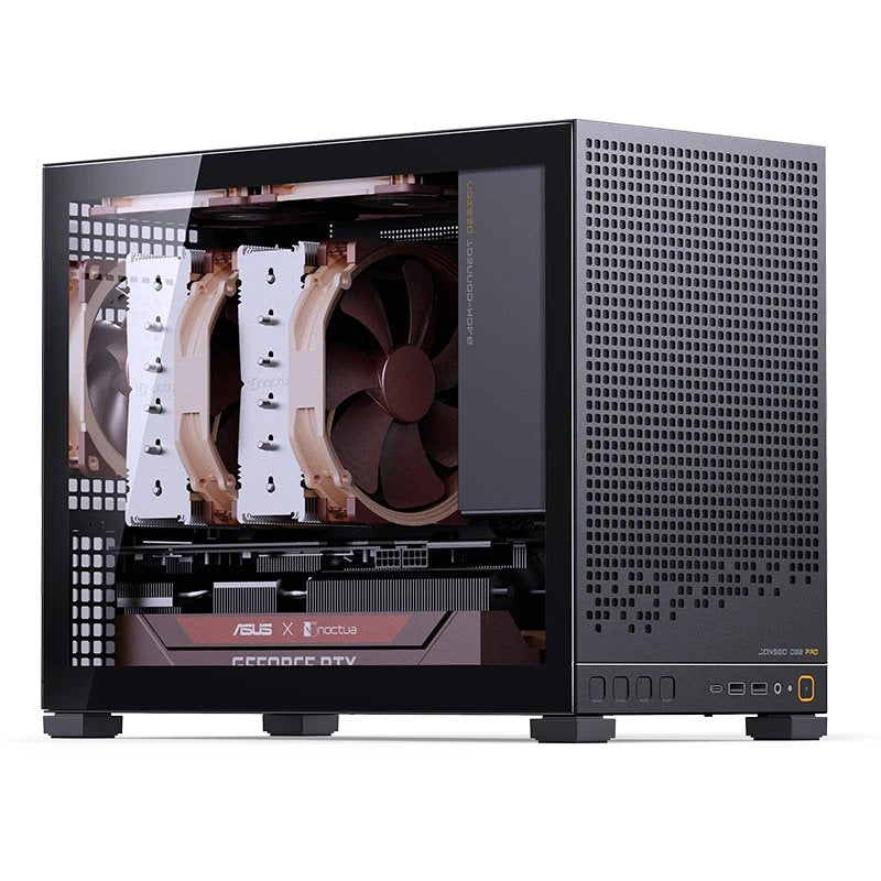 Jonsbo D32 Pro Negro Pc-Gehäuse, Mini-Gehäuse, Matx, Tempered Glass - Schwarz