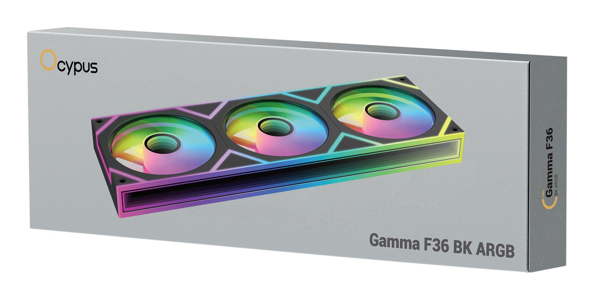 Ocypus Gamma F36 Argb (Negro, 360 Mm) Gamma-F36-Bk3am00x-Gl