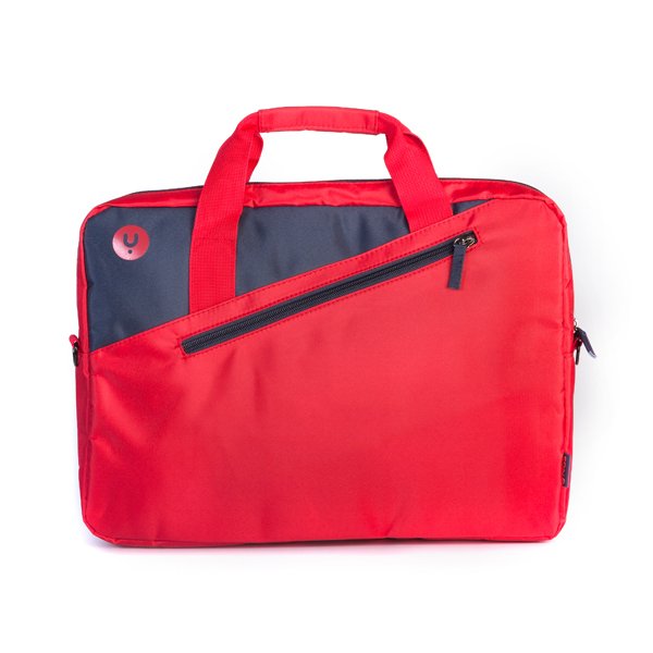 Maletín Monray Ginger Para Portátiles Hasta 15.6' Cinta Para Trolley Rojo