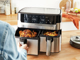Freidora Tefal Ey905d De Aire Caliente Acero Fino/Negro