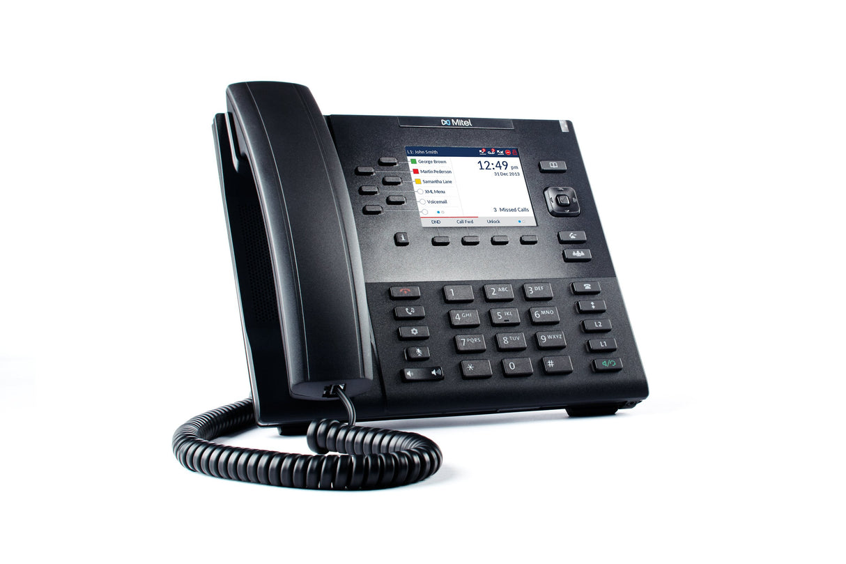 Mitel 80c00002aaa-A Teléfono Ip Negro Terminal Con Conexión Por Cable Lcd 9 Líneas