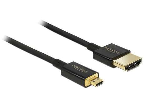 EAN 4043619847884 - DeLOCK HDMI-A/HDMI Micro-D, 0.5 m cable HDMI 0,5 m HDMI tipo A (Estándar) HDMI tipo D (Micro) Negro imagen 1
