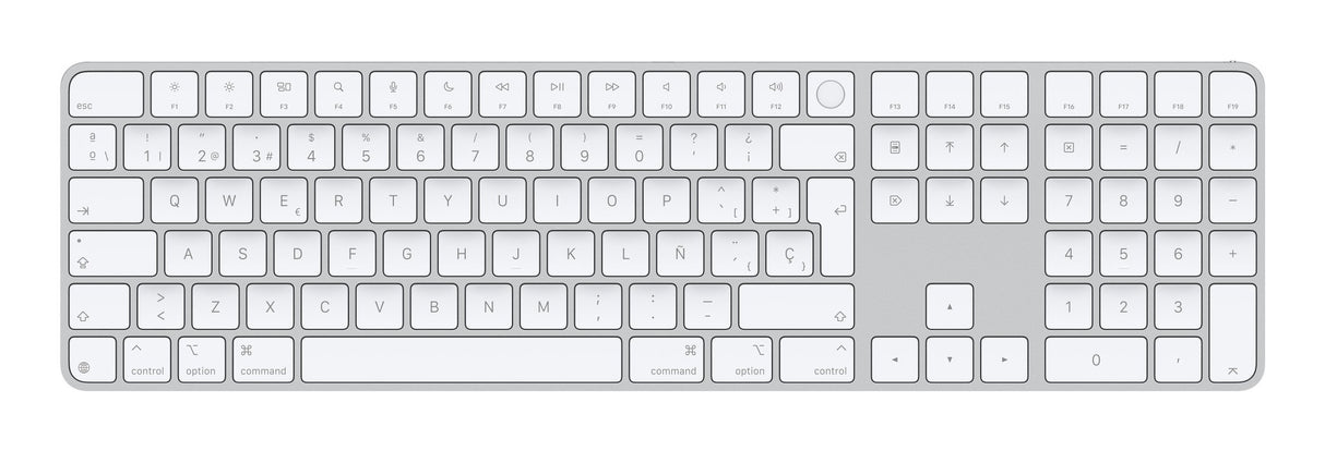 EAN 0195949655173 - Apple Magic teclado Universal USB + Bluetooth QWERTY Español Blanco imagen 1