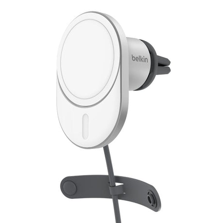 EAN 0745883870653 - Belkin BoostCharge Pro Smartphone Plata, Blanco USB Cargador inalámbrico Carga rápida Auto imagen 1