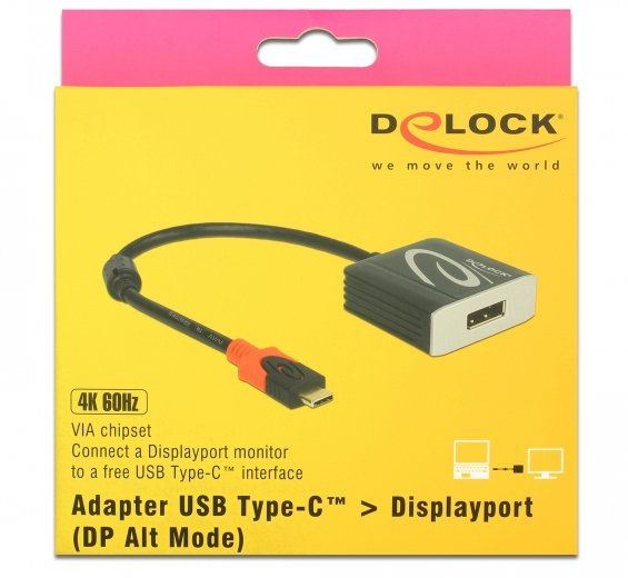 Delock Adaptador Usb Type-C Macho  Hdmi Hembra (Modo Dp Alt) 4k 30 Hz