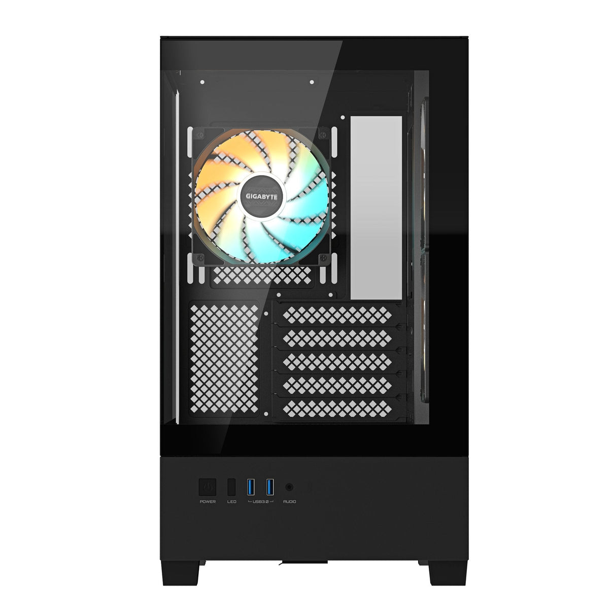Gigabyte Aorus Caja  C201b Panoramic Bahias Int:2x3'5, 3x2'5/ 2xusb3.0/ Audio In/Out/ Iluminación Rgb.
