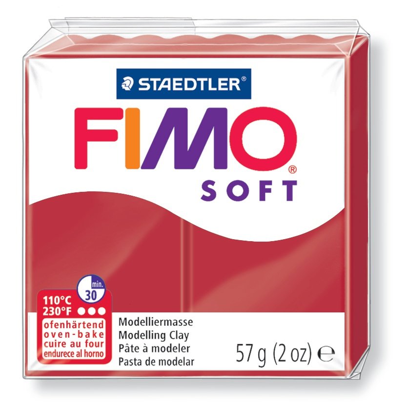 Fimo Mod.Masa Fimo Soft Weihnachtsrot