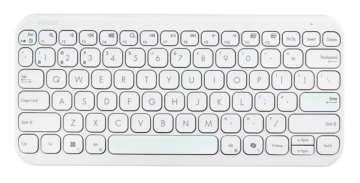 EAN 4711387823101 - ASUS Marshmallow Keyboard KW100 teclado Hogar Bluetooth QWERTZ Alemán Blanco imagen 1