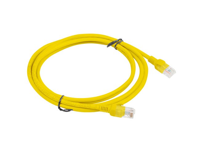 Lanberg Cable De Red Pcu6-10cc-0200-Y,Rj45,Utp,Cat 6,2m,Amarillo