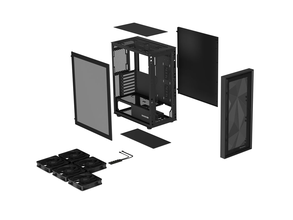 Caja Pc Genesis Diaxid 605f Czarna