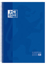 Libreta Oxford Espiral A4+ Azul Tapa Extradura 80 Hojas 4 Taladros Cuadricula 5x5 90gr